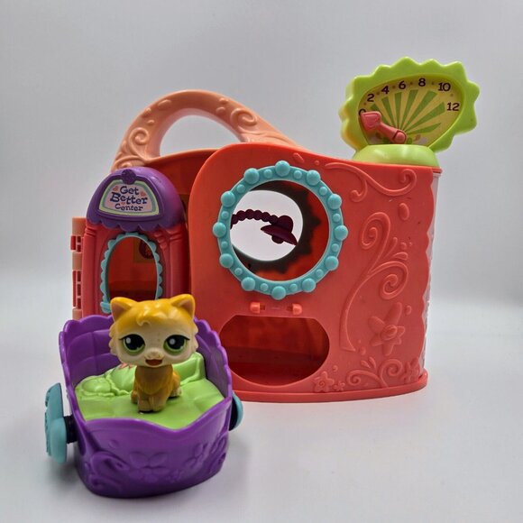 Littlest Pet Shop Get Better Center Persian Cat MM1 LPS Discolored Incomplete - Picture 2 of 12